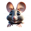 Whimsical Mouse Cheer