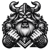 Mächtiger Wikingerkrieger Version 6