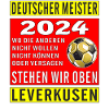 GERMAN CHAMPIONS LEVERKUSEN