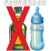 BABYFLASCHE BIERFLASCHE FATHERDAY