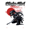 Ninja Girl Sunset