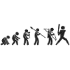 Evolution Baseballer Black Grunge
