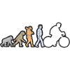 Vélo Evolution Blanc Grunge