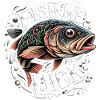 Fish me luck fishing gift