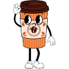 Retro Coffee Cartoon - Coffee Design