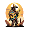 Bigfoot Mexican Mariachi Guitarist