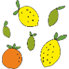 lemons, oranges, limes