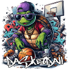 Basketball Turtle Graffiti Gift
