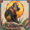Aztec Mandrill