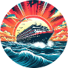 Cruise Adventure: Sunset & Rough Seas