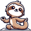Sloth Yoga & Gymnastics Poses