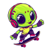 Skater Alien