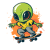 Skater Alien