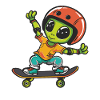 Skater Alien