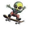 Skater Alien