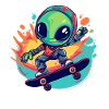 Skater Alien