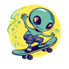 Skater Alien