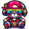 Bunter Teddybär