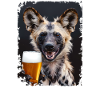 Lecker Bierchen Afrikanischer Wildhund