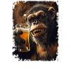 Lecker Bierchen Affee