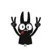 Cheeky Peace Paws!