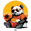 Sunkissed Serenity Panda