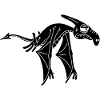 Black Flying Dinosaur