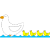 Duck with ducklings