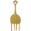 Very cute giraffe baby
