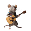 Rat Mouse Guitar