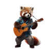 Red Panda Gitarre