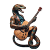 Serpent guitare