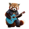 Red Panda Guitar