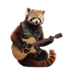 Red Panda Gitarre