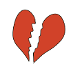 broken heart icon