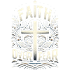 Faith Over Fear Cross Design