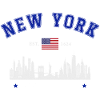 New York Skyline Est 1624