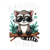 Raccoon with sunglasses