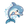 Dolphin Kawaii