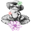 Frog with hat