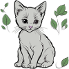 Cat, Kitten, Cats, Children