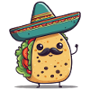 Fun Kawaii Taco Mexican Treats