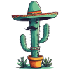 Cactus Fiesta Funny Mexican Holiday