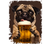 Yummy Beer Pug