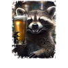 Yummy Beer Raccoon