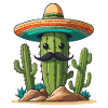 Cactus Fiesta Mexican Holiday Funny