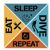 Eat sleep dive repeat