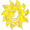 Soleil jaune étrange