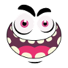 Monster-Gesicht
