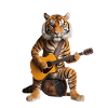 Tiger Gitarre